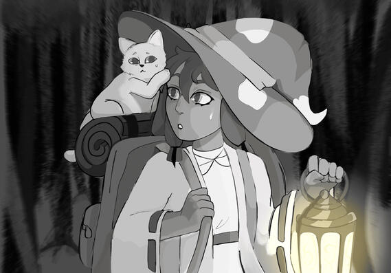 Mila and Eugene (Candi the Clumsy Witch)